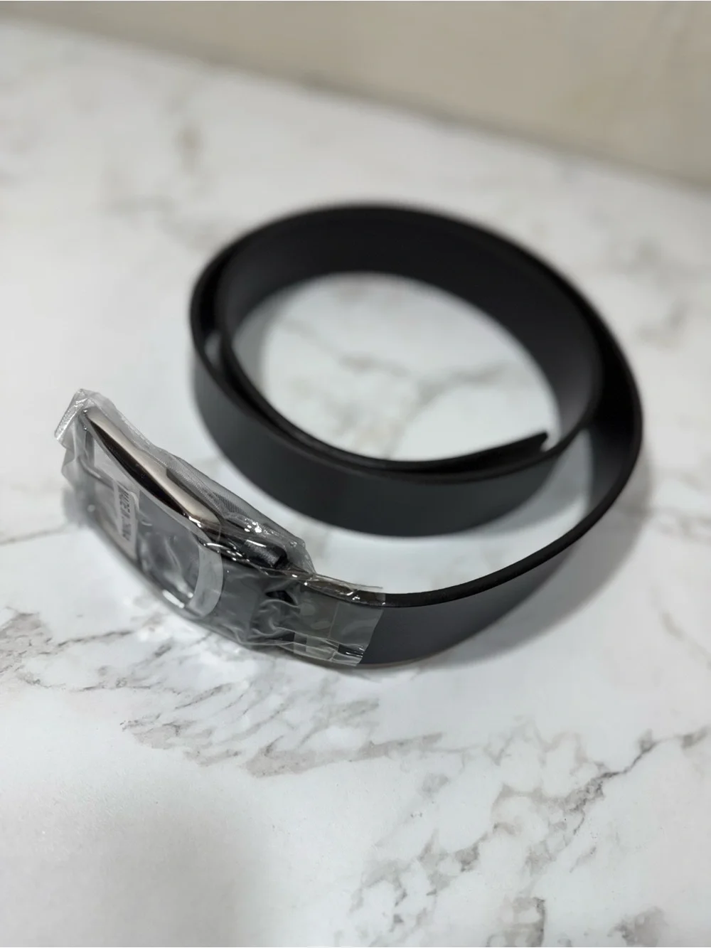 Canvas Web Belt with Black Buckle